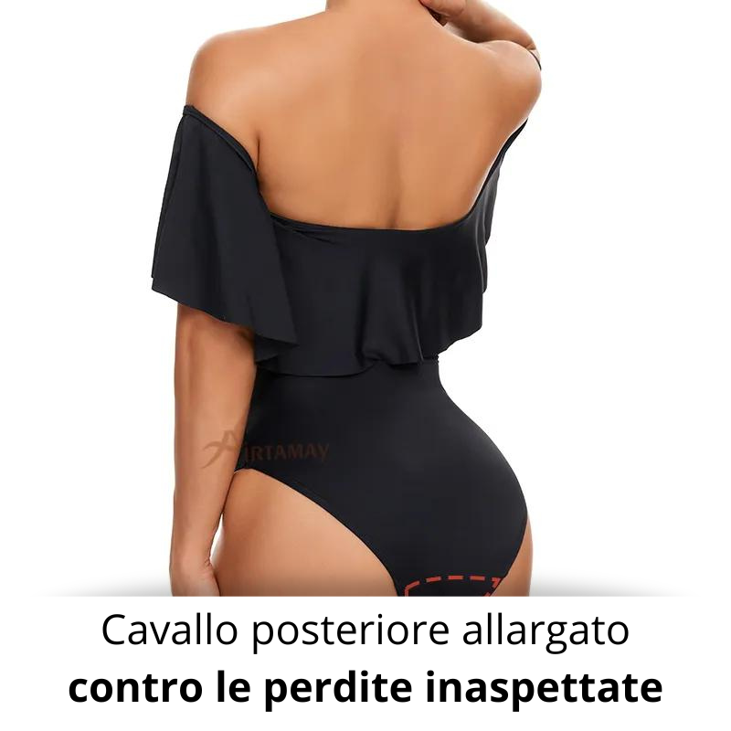 Costume da bagno Mestruale Intero Ultra-Assorbente